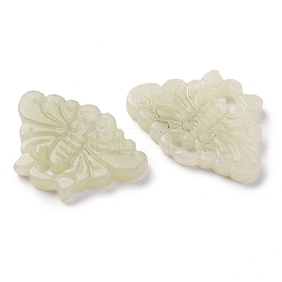 Natural Xiuyan Jade Carved Pendants G-M195-06-1