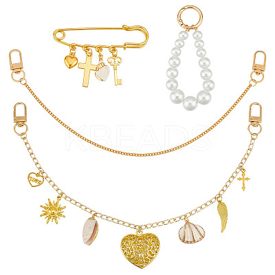 Bag Decorative Chain Kits HJEW-MA00031-1