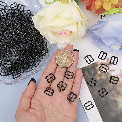 240Pcs Iron Slider Buckles DIY-CA0006-04B-1