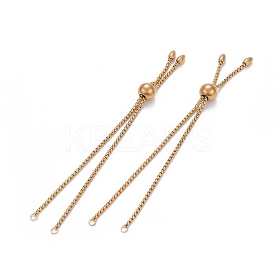 304 Stainless Steel Slider Bracelet/Bolo Bracelets Making LS-MAK-L024-01G-1