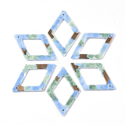 Handmade Porcelain Big Pendants PORC-S501-012F-1