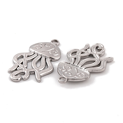 Non-Tarnish 304 Stainless Steel Pendants STAS-G335-05P-1