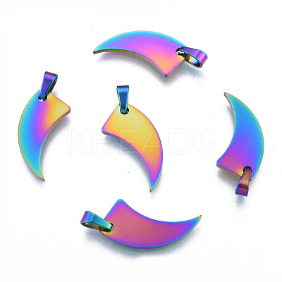 Ion Plating(IP) 201 Stainless Steel Pendants STAS-N098-199M-1