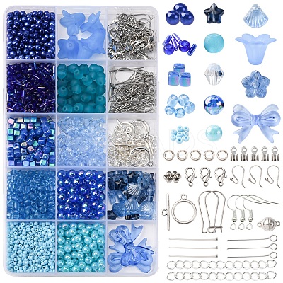 DIY Jewelry Set Making Findings Kits DIY-FS0008-58-1