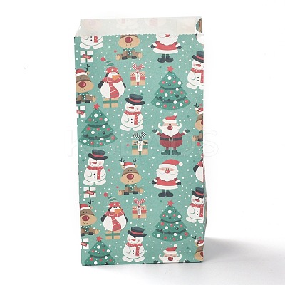 Christmas Theme Rectangle Paper Bags CARB-G006-01G-1