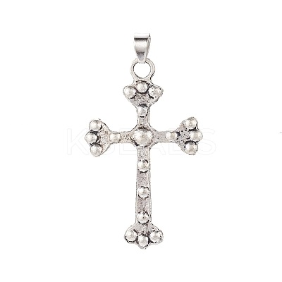 Tibetan Style Alloy Rhinestone Pendants RB-J115-02AS-1
