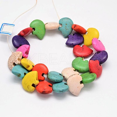 Synthetic Turquoise Bead Strands G-M150-27-1