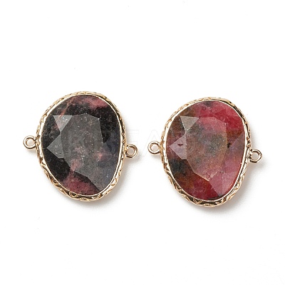 Natural & Synthetic Gemstone Links Connectors G-D058-10G-1