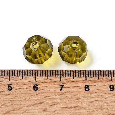 Transparent Acrylic Beads PL505Y-12-1