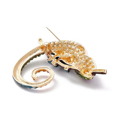 Alloy Enamel Brooches JEWB-P012-06B-1