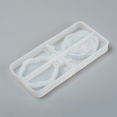 Foldable Makeup Mirror Silicone Resin Molds DIY-WH0170-49D-1