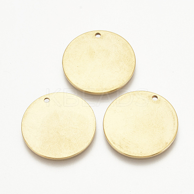 PVD Vacuum Plating 201 Stainless Steel Stamping Blank Tag Pendants STAS-S076-12-1