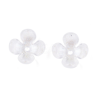 Transparent Acrylic Bead Caps OACR-ZX006-20-1