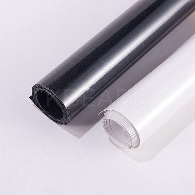 2 Rolls Black & White Heat Transfer Vinyl Roll DIY-SZ0003-62-1