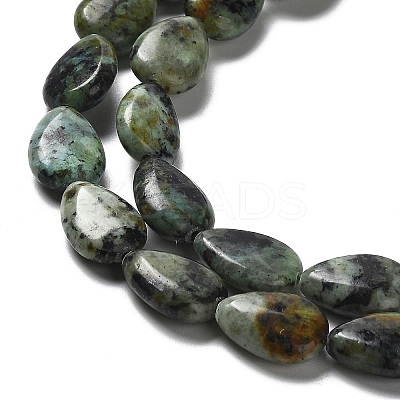 Natural African Turquoise(Jasper) Beads Strands G-L585-F01-01-1