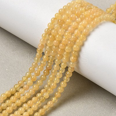 Natural Topaz Jade Beads Strands LS-G-Z116-A11-3mm-1