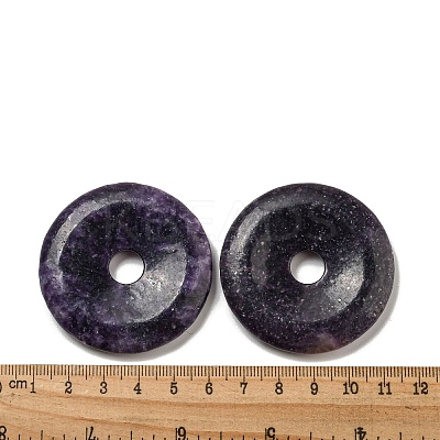Natural Lepidolite Pendants G-P532-01A-04-1