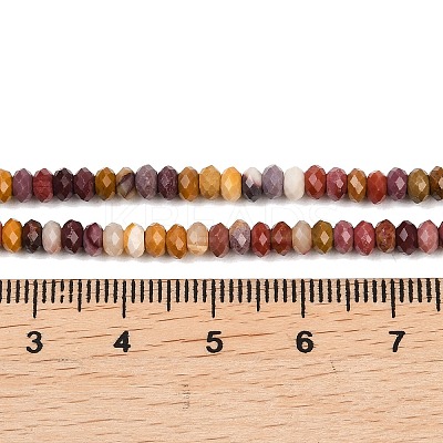 Natural Mookaite Beads Strands G-B175-A06-2x4mm-1