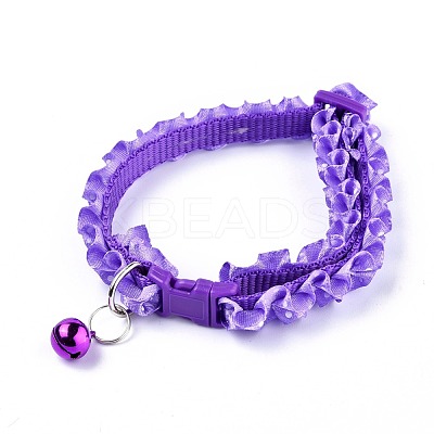 Adjustable Polyester Lace Dog/Cat Collar MP-K001-B06-1