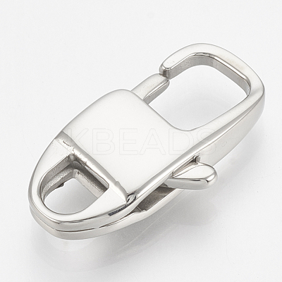 Tarnish Resistant 304 Stainless Steel Lobster Claw Clasps STAS-T033-09-1