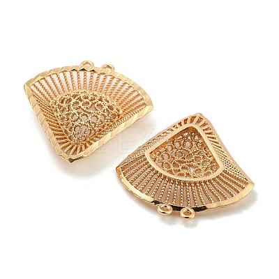 Rack Plating Brass Hollow Pendants KK-P244-03KCG-1