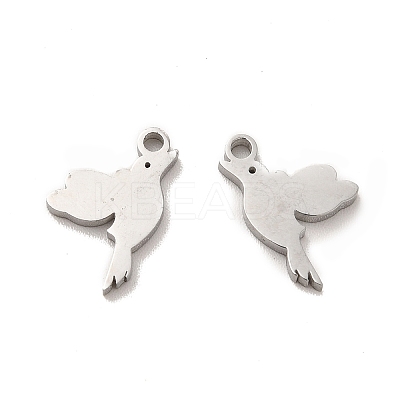 Non-Tarnish 304 Stainless Steel Charms STAS-M089-17P-1