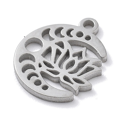 Anti-Tarnish 304 Stainless Steel Pendants STAS-R003-03P-01-1