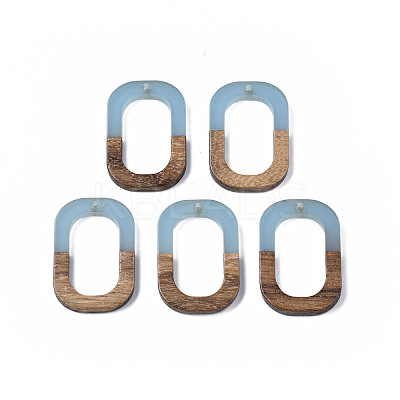 Resin & Walnut Wood Pendants RESI-S358-07D-1