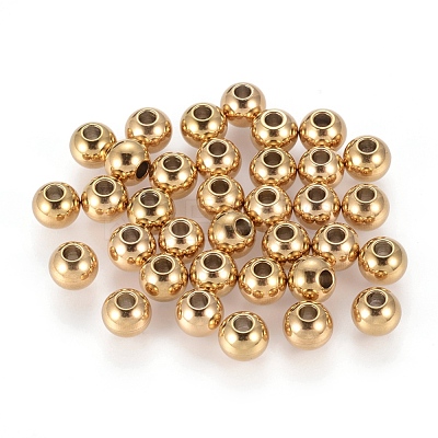 Ion Plating(IP) 202 Stainless Steel Rondelle Spacer Beads STAS-F094-06A-G-1