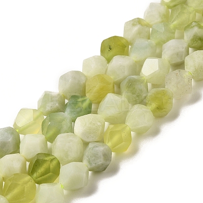 Natural New Jade Beads Strands G-K382-A08-02-1