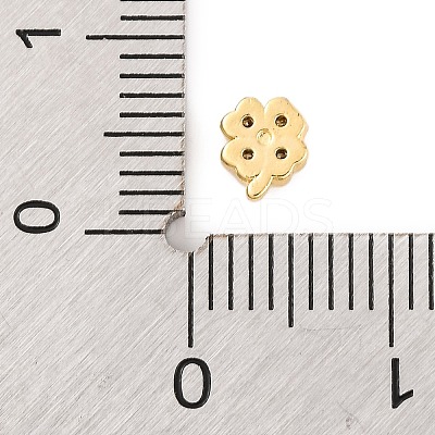 Rack Plating Brass Micro Pave Clear Cubic Zirconia Cabochons KK-F874-02G-08-1