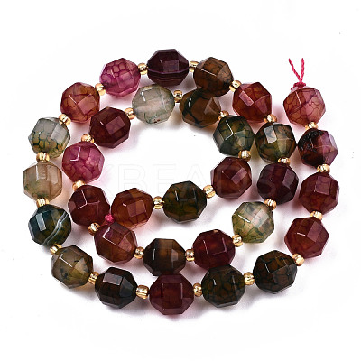 Natural Agate Beads Strands G-T131-82B-06-1