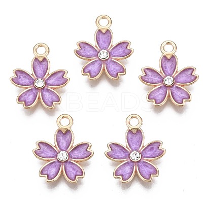 Alloy Enamel Pendants ENAM-N054-57-RS-1