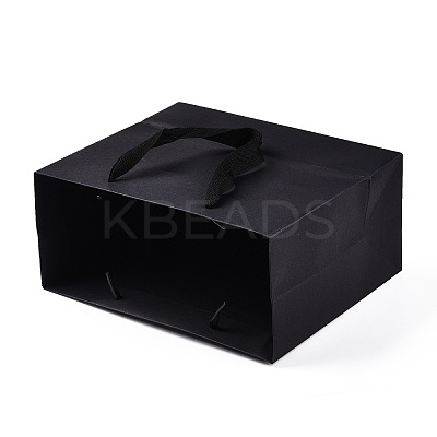 Rectangle Paper Bags with Rope Handles CARB-L011-02A-05-1