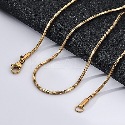 304 Stainless Steel Square Snake Chain Necklaces LS-STAS-G244-83B-G-1