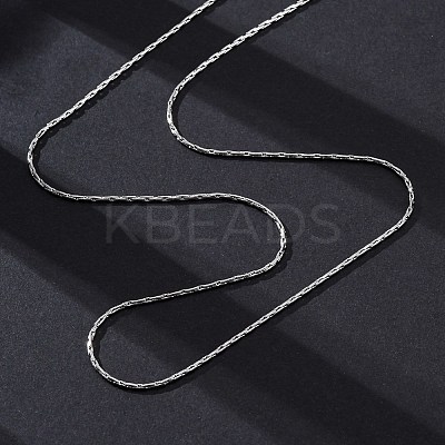 Brass Boston Link Chains Necklaces for Women NJEW-D302-59P-1