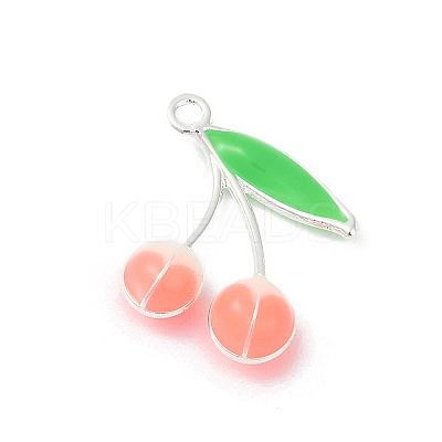 Alloy Enamel Pendants PALLOY-R151-43P-03-1