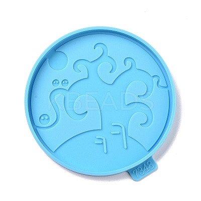 Halloween Themed Cup Mat Silicone Molds LS-DIY-L067-A02-1