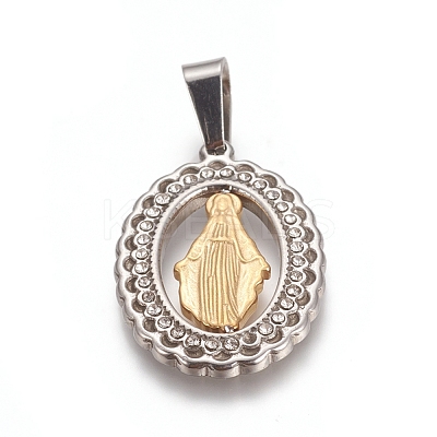 PVD Vacuum Plating Religion Theme 304 Stainless Steel Pendants STAS-I131-18B-GP-1