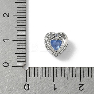 Brass Birthstone Beads KK-D372-01P-1