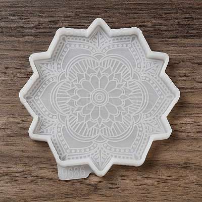 Mandala Flower Cup Mat Silicone Molds SIMO-H144-01B-1