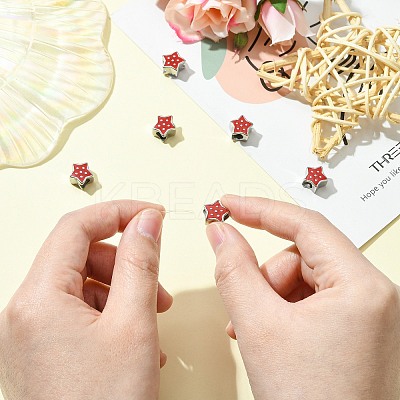 6Pcs 304 Stainless Steel European Beads STAS-CJ0002-59-1