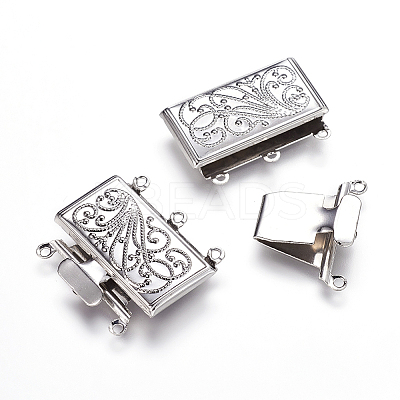 Multi-strand Box Clasps X-KK291-1