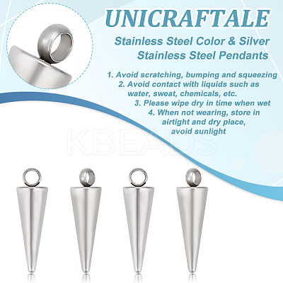 50Pcs 303 Stainless Steel Charms STAS-UN0048-60-1