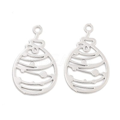 Long-Lasting Plated Brass Pendants KK-K336-56P-1