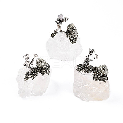 Natural Quartz Crystal Cluster Base Sculpture G-N347-03E-1