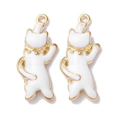 Alloy Enamel Pendants ENAM-O001-08J-G-1