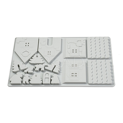 Christmas Gingerbread House Food Grade Silicone Molds SIL-G001-01A-1