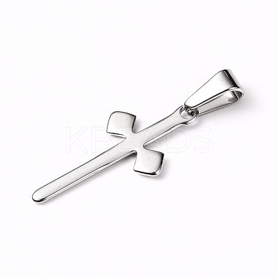 Tarnish Resistant 304 Stainless Steel Pendants STAS-L210-10P-1