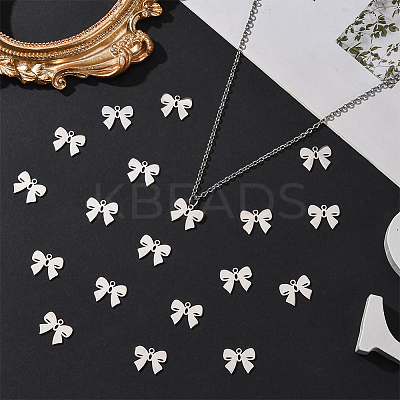 30Pcs 316L Surgical Stainless Steel Pendants STAS-SC0010-52-1